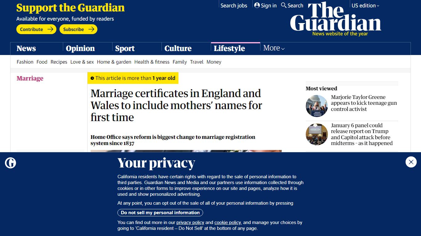 Marriage certificates in England and Wales to include mothers’ names ...