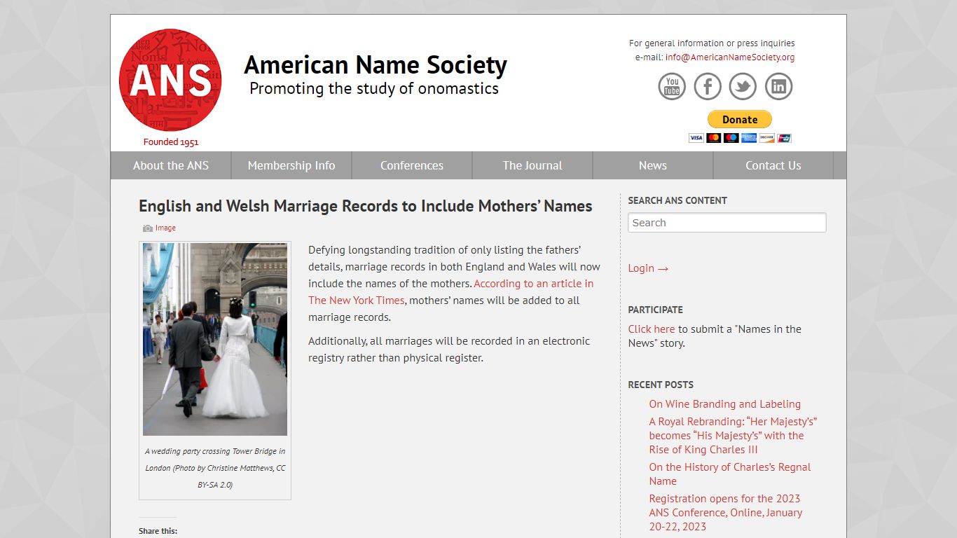 English and Welsh Marriage Records to Include Mothers’ Names